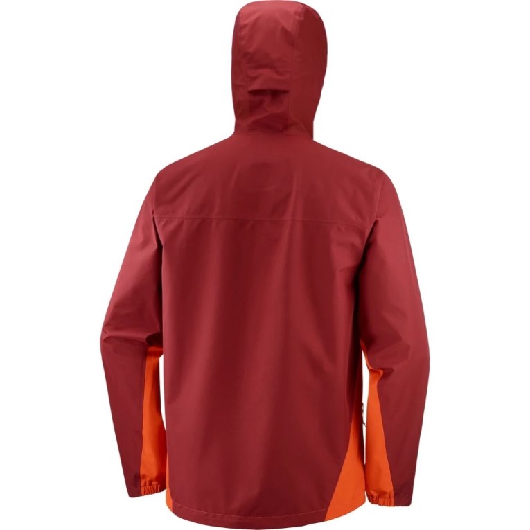 Chaquetas Shell Salomon Outline GTX 2.5 Layers Impermeables Hombre Rojos | MX BJKG573